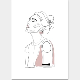 Blush Lip Posters and Art